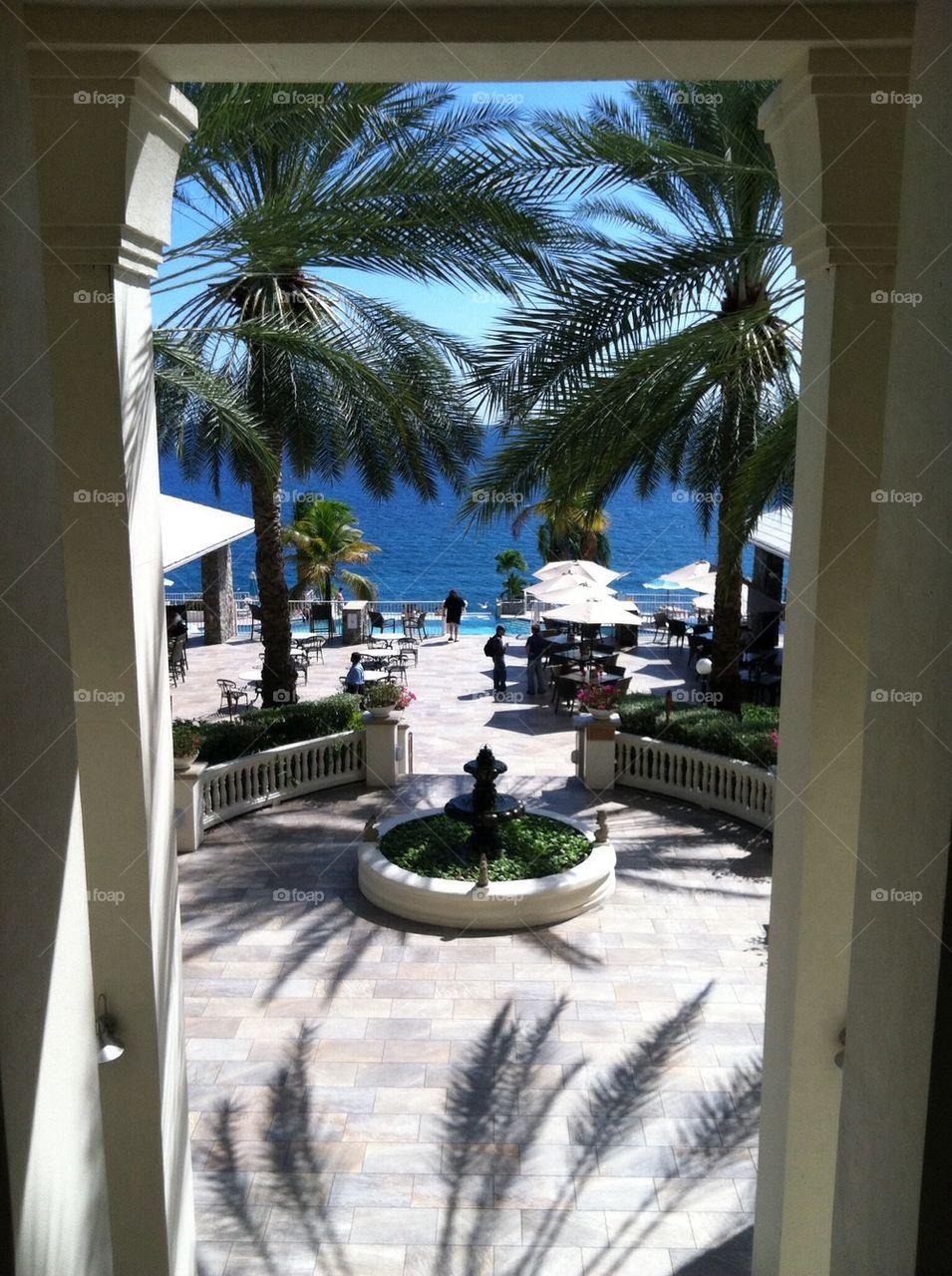 Lobby view Marriott St. Thomas