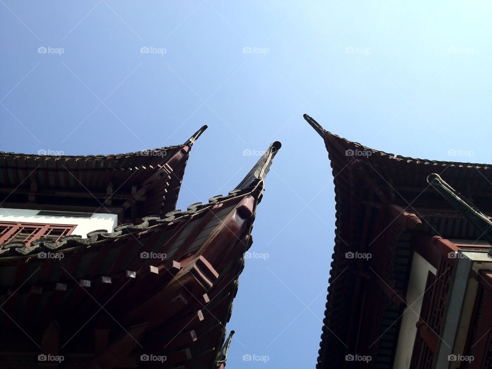 Traditional Chinese Roofline Silhouette