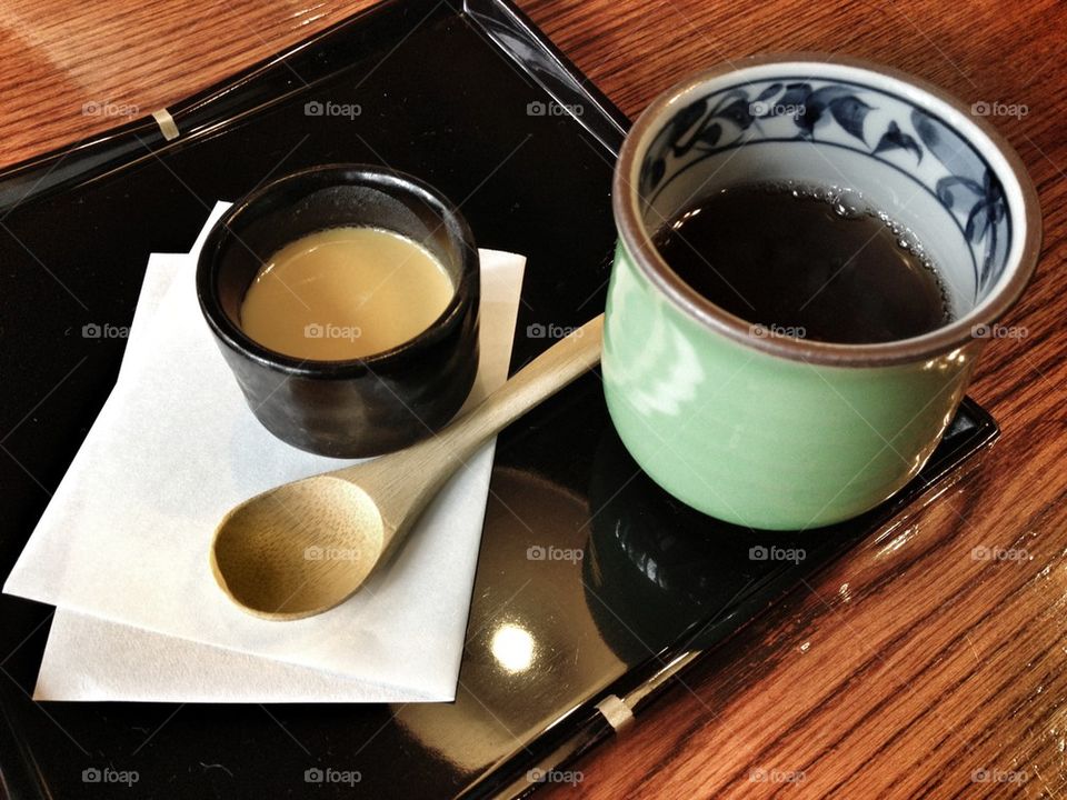Japanese tea and dessert