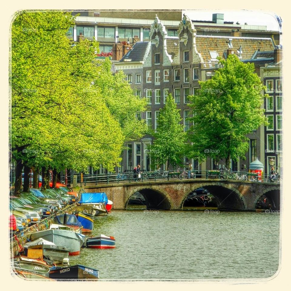 Bridge over an Amsterdam Gracht