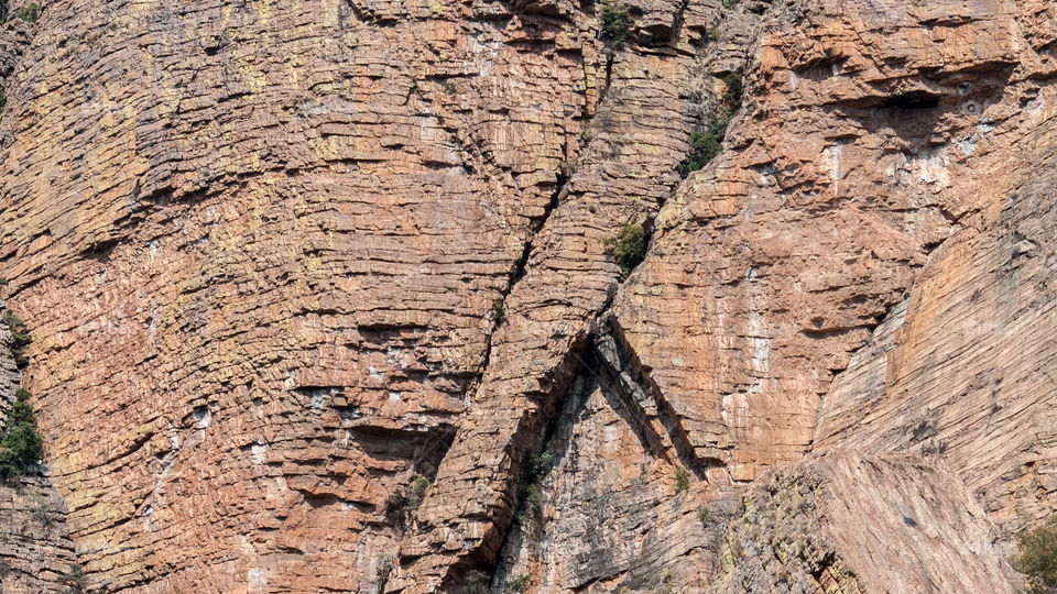 textured mountainsides