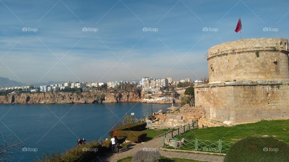 Perfect scene near the castle