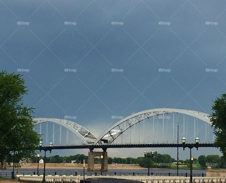 Stormy bridge 