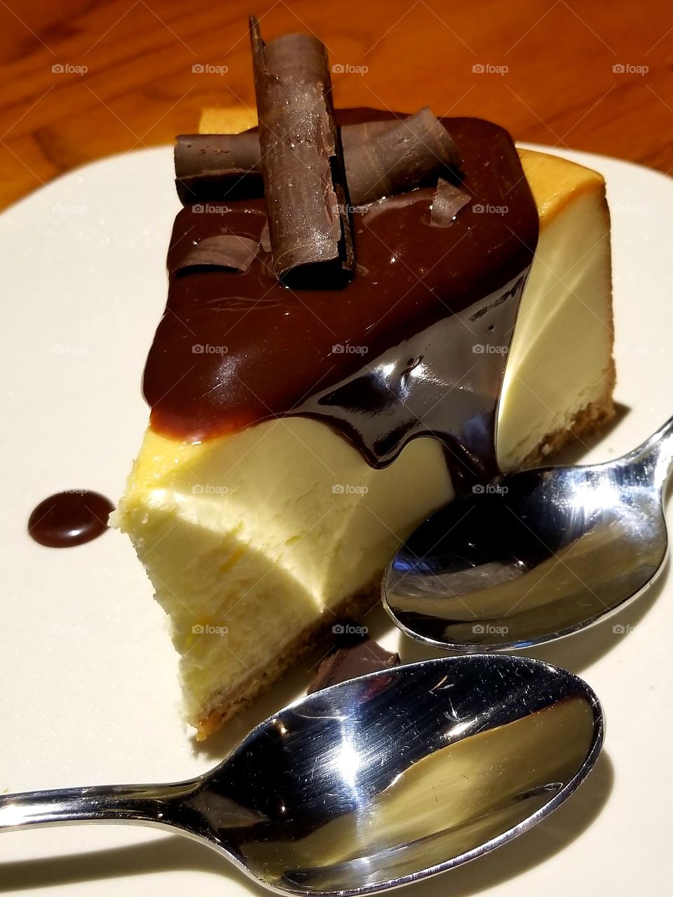 Chocolate cheesecake for two from Outback Steakhouse
