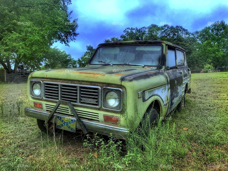 Abandoned International Scout