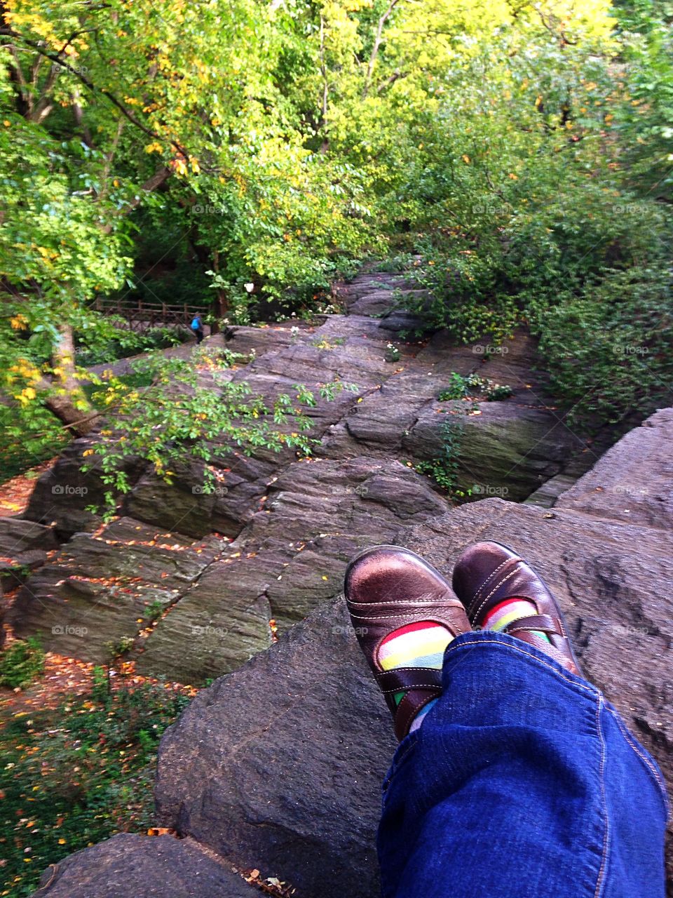 Hanging out in Central Park 
