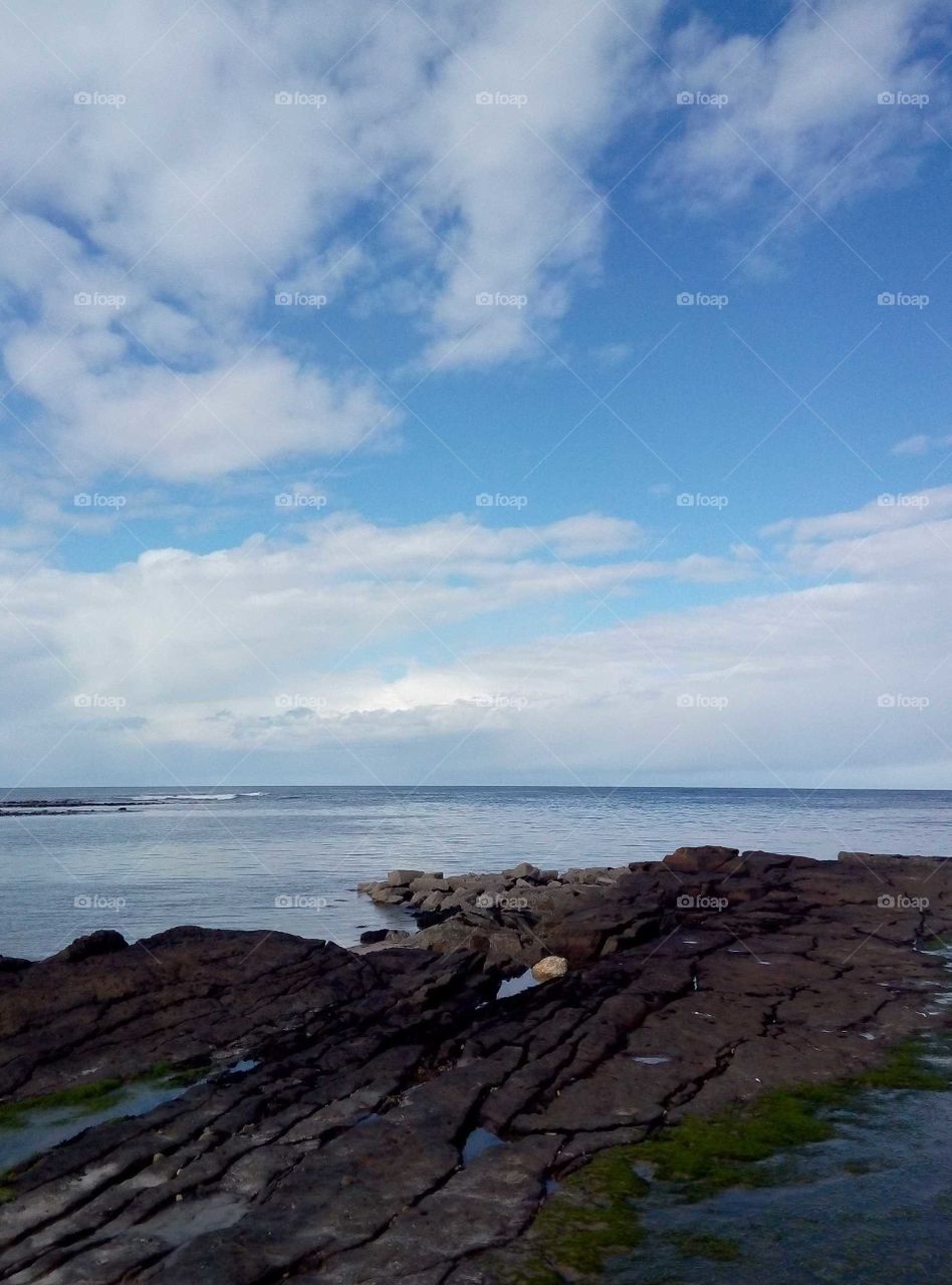 stunning view taken at our one of our many stunning beaches here in Dunbar, Scotland