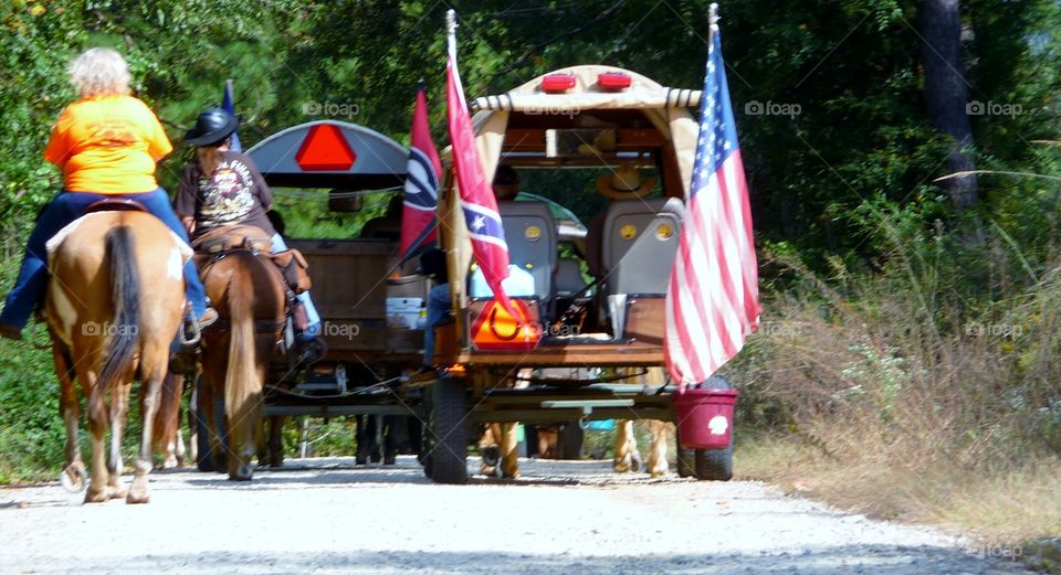 Wagon Train in Georgia