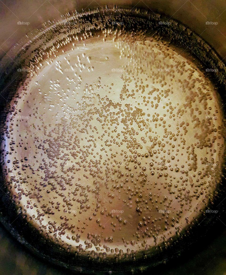 Bubbles on Stove Top