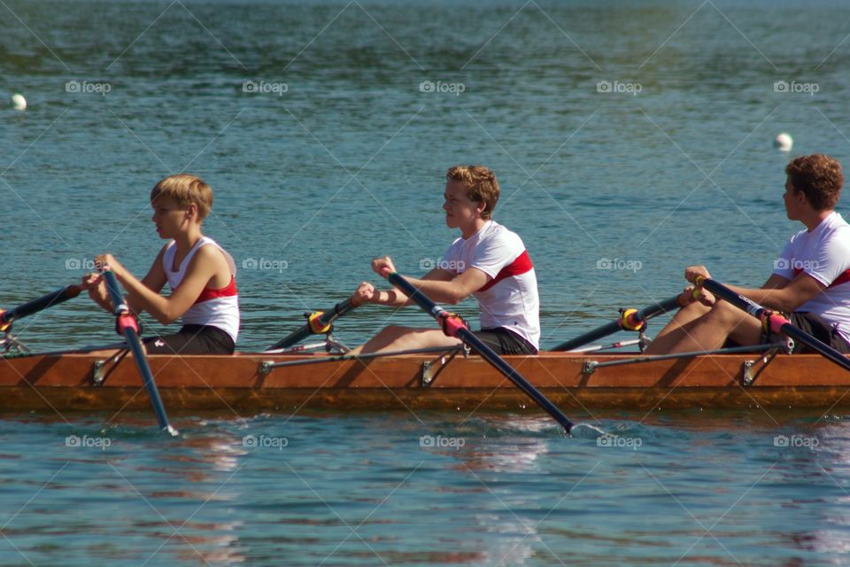 Rowing Competition In Sursee,Luzern