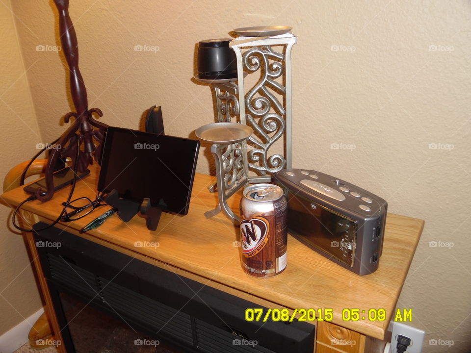 my work place. This is where I upload photos to foap every day, stay out of my root beer 🍻