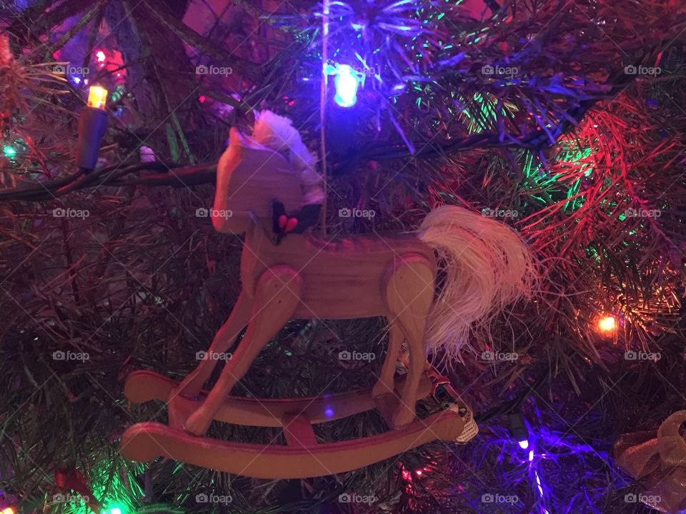 Rocking horse Christmas style