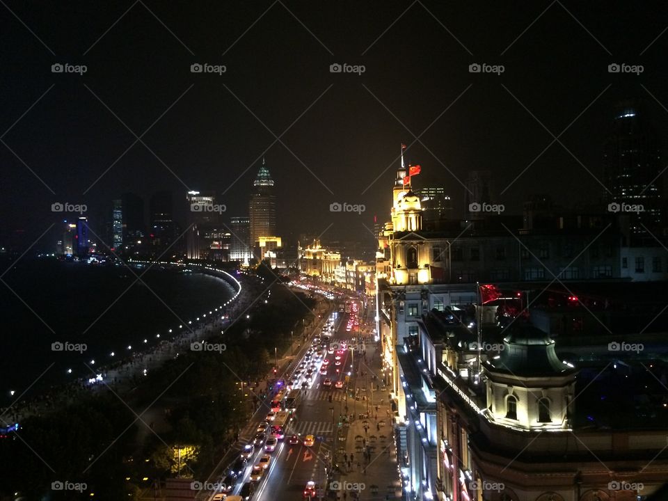 Shanghai (The Bund) at night