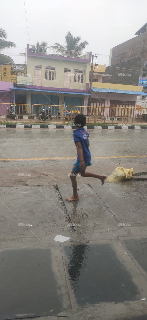 Picture in rainy season