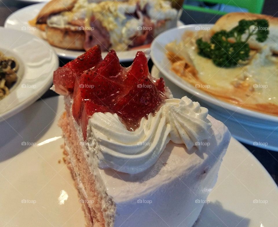 When you're feeling sad and blue, the answer maybe a slice of strawberry shortcake or two.