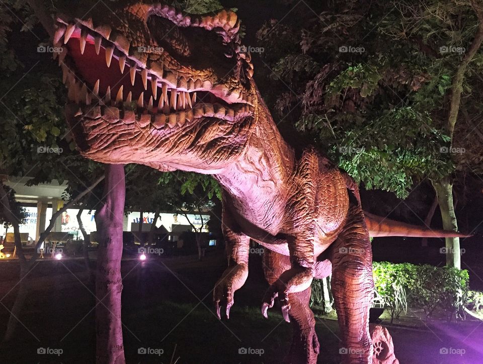 Ferocious Dinosaur at the Park