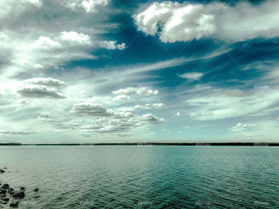 Clouds are art in the sky 