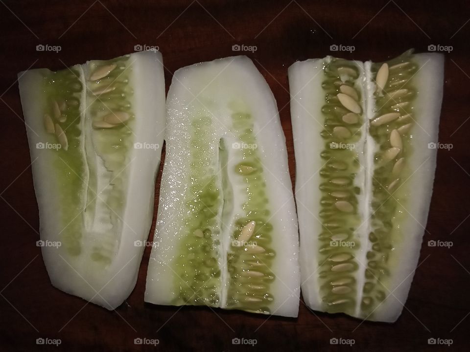Cucumber design at kitchen