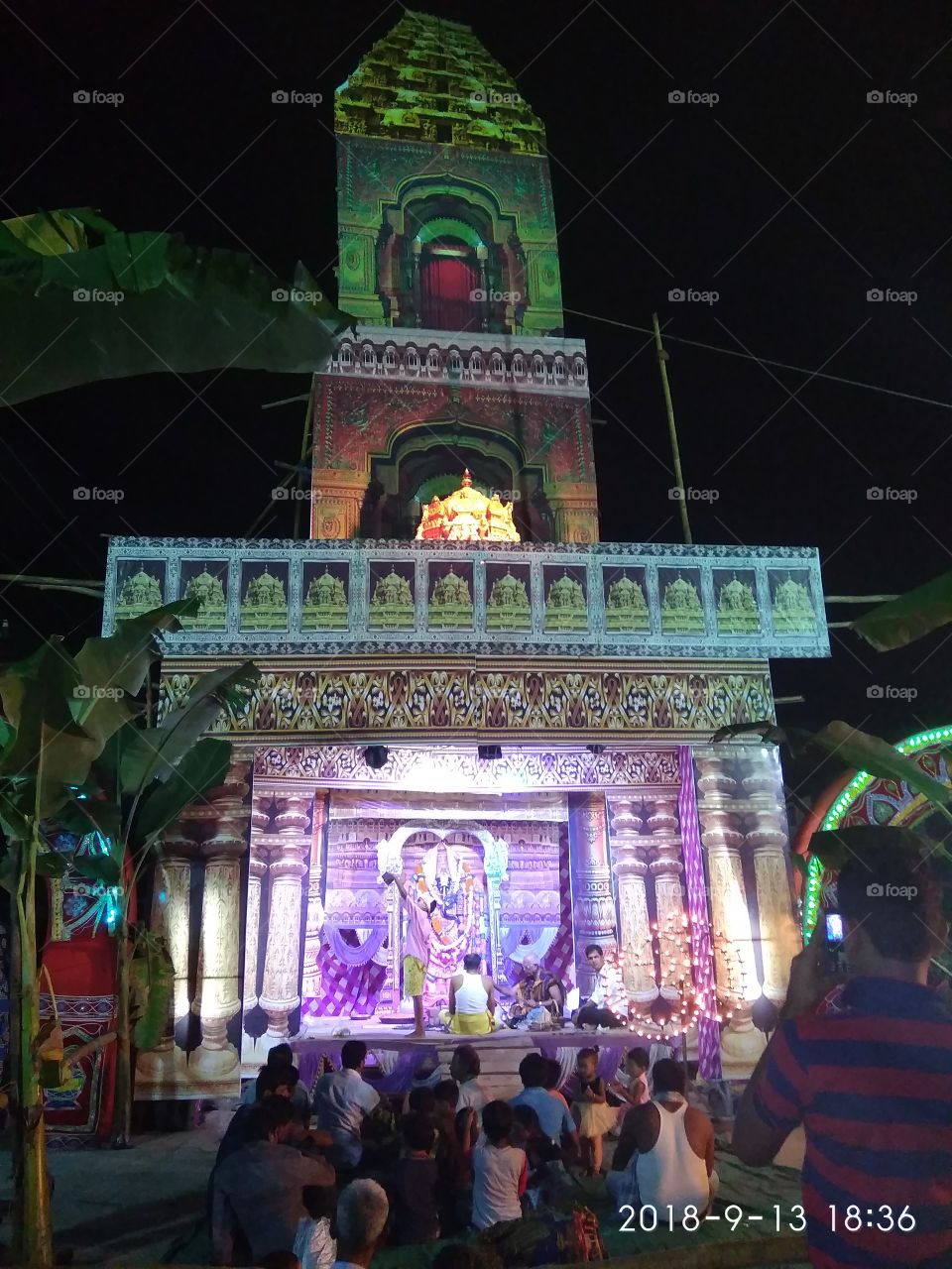 design of Ganesha puja