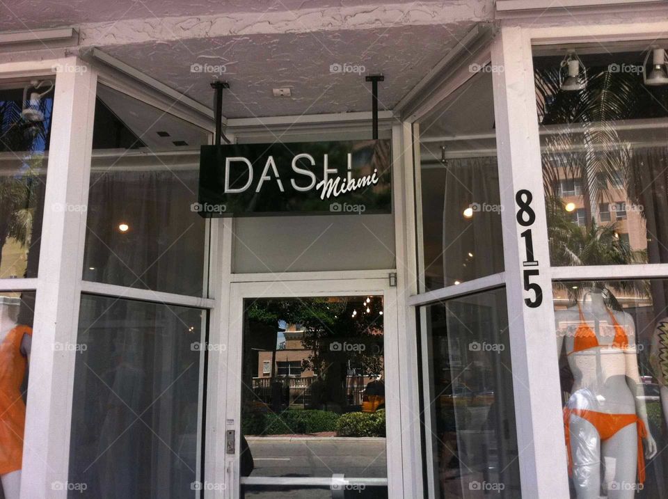 Dash Boutique in Miami. The infamous Kardashian Klan opened this store & was maintained during the series "Kourtney & Khloe Take Miami."