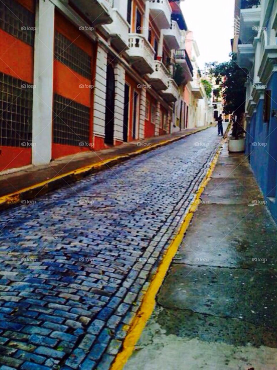 San Juan street . Puerto Rico 