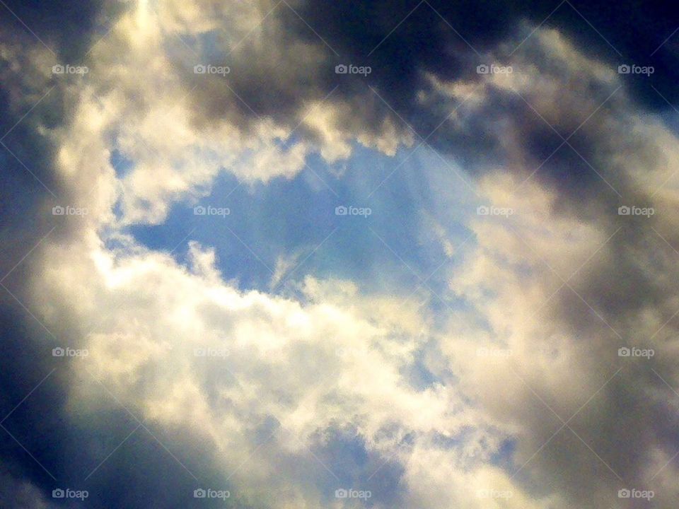 sky clouds sun formations by 5hels
