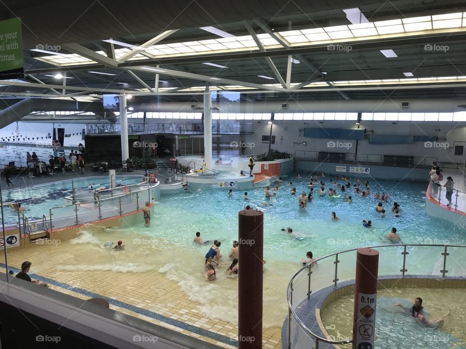 Swimming pool at Waves Leisure Centre in Melbourne Australia 
