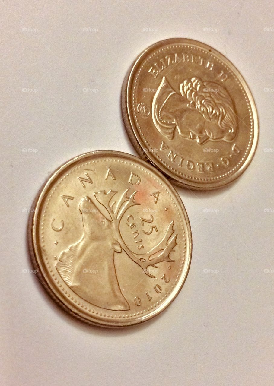 Both sides of 25 cents 