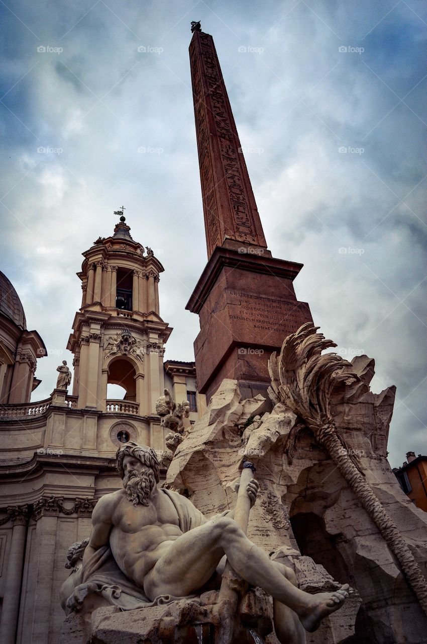 Fuente de los Cuatro Ríos - Piazza Navona (Roma - Italy)