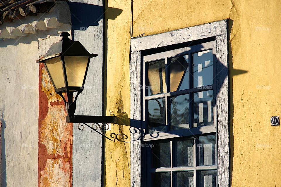 The windows that reflect a historic and preserved place