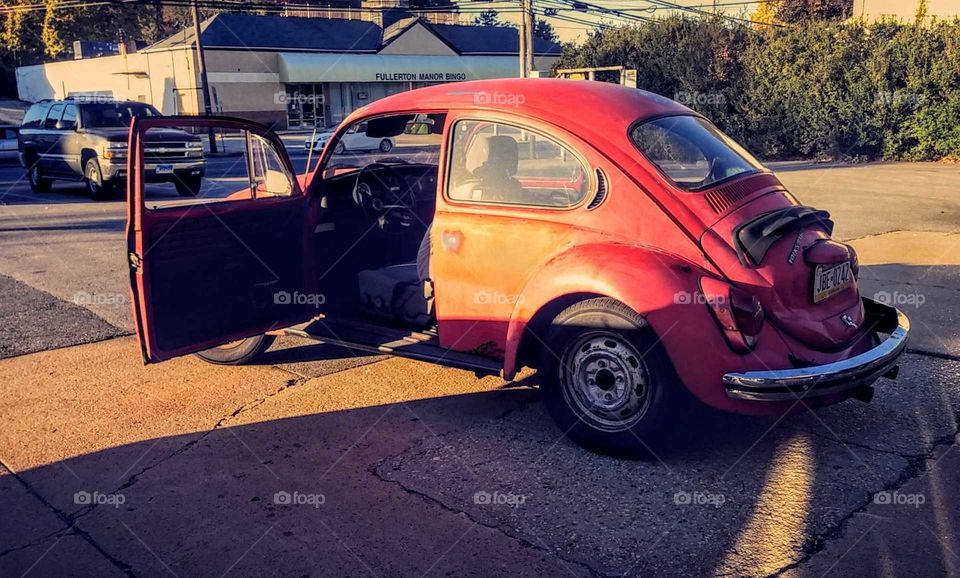 Rustic Volkswagen Beetle
