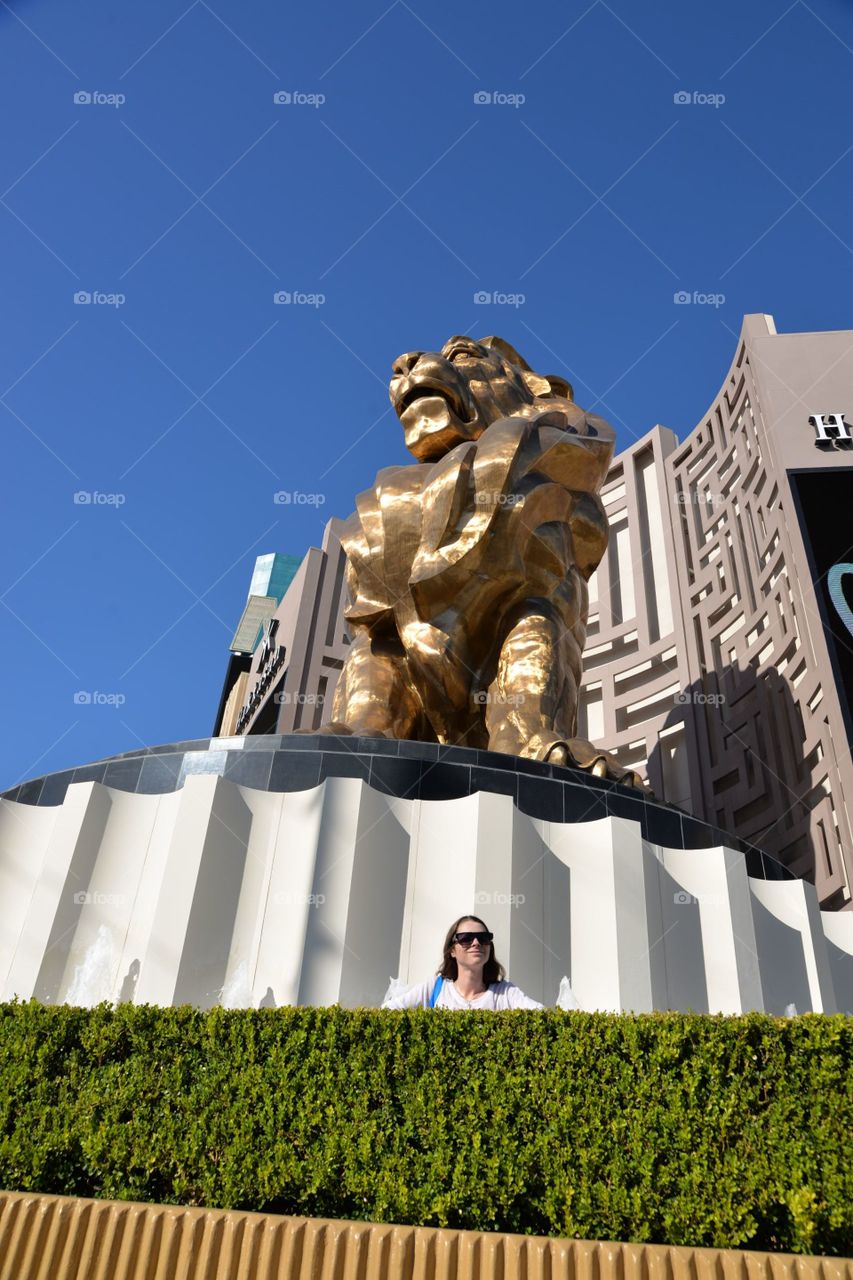 Large Lion Statue