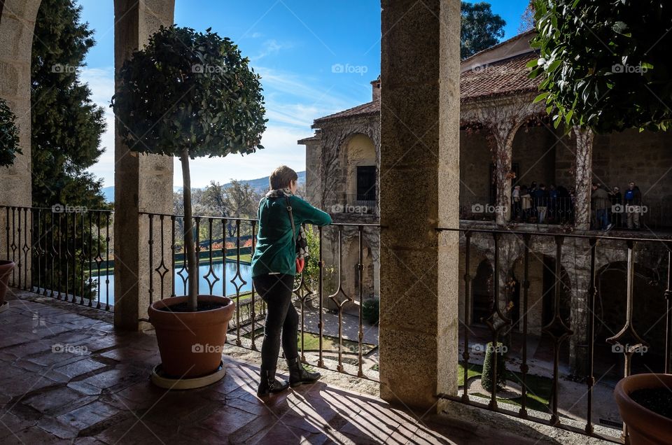 Enjoying the Monastery of Yuste (Spain)