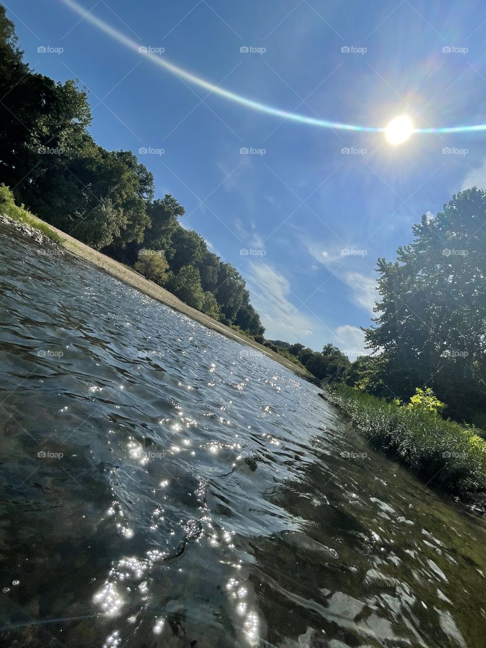 Reflection in the river