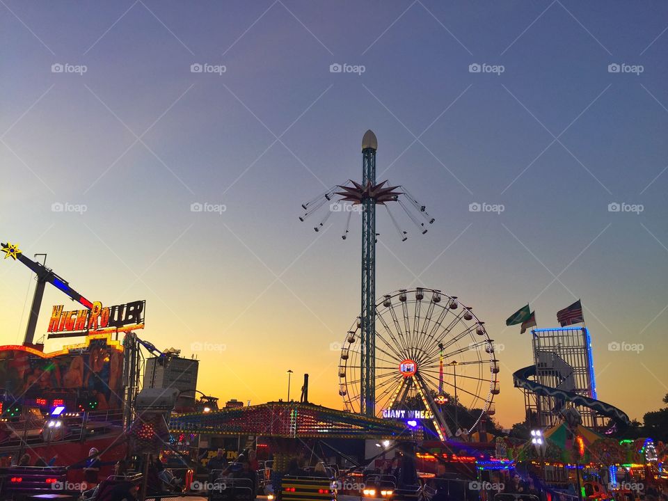 View of amusement park