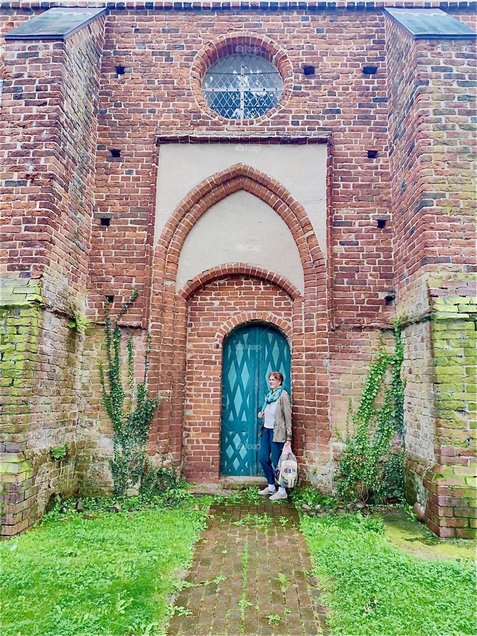 The “St George” church in “Wiek”, “Mecklenburg - Western Pomerania”, Germany dates back to the early 1400s with its brownstone facade, offset levels and internested arches. It underwent large scale renovations since then. 2024. Hypnotic Productions