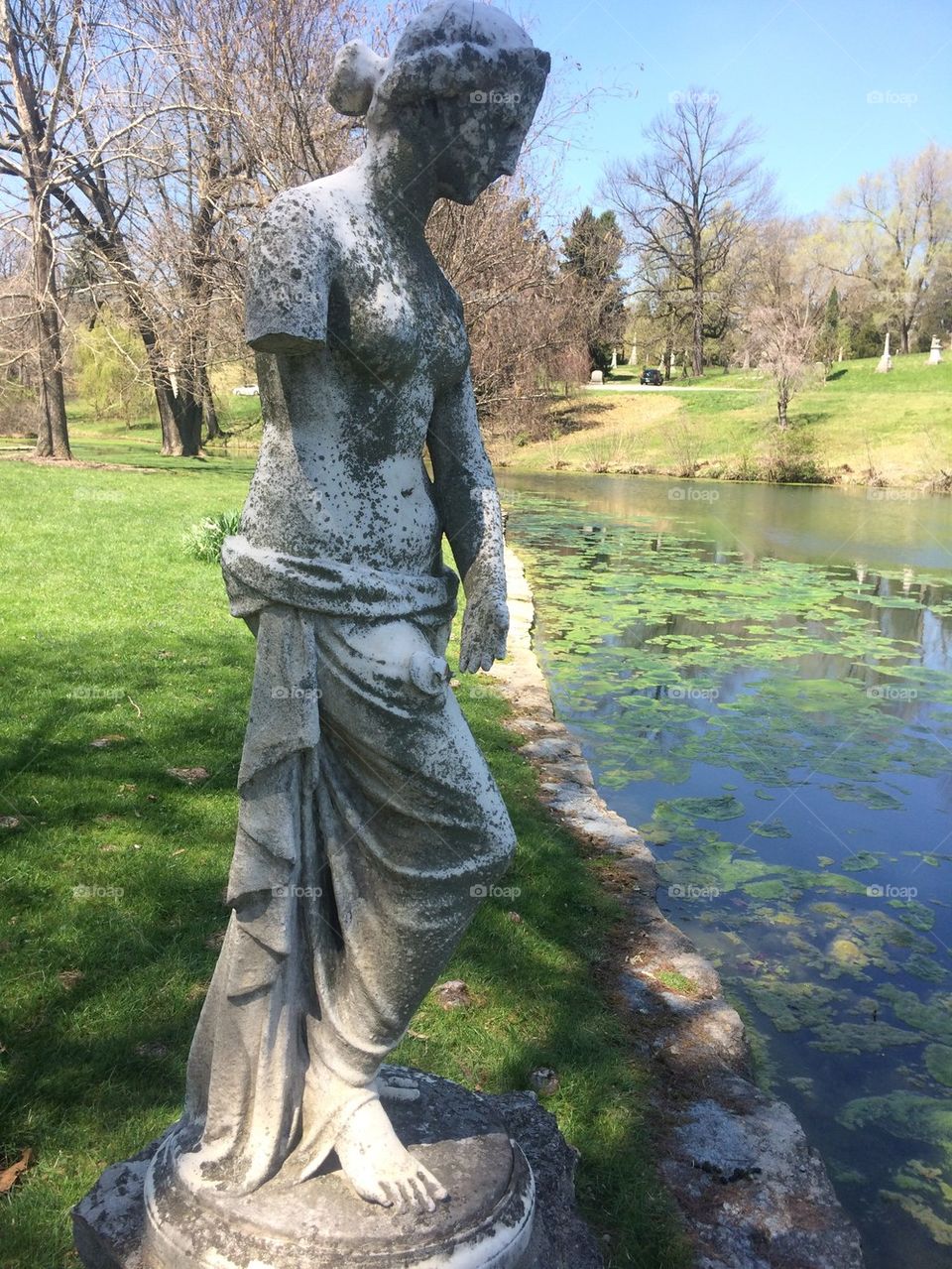 Goddess by the water