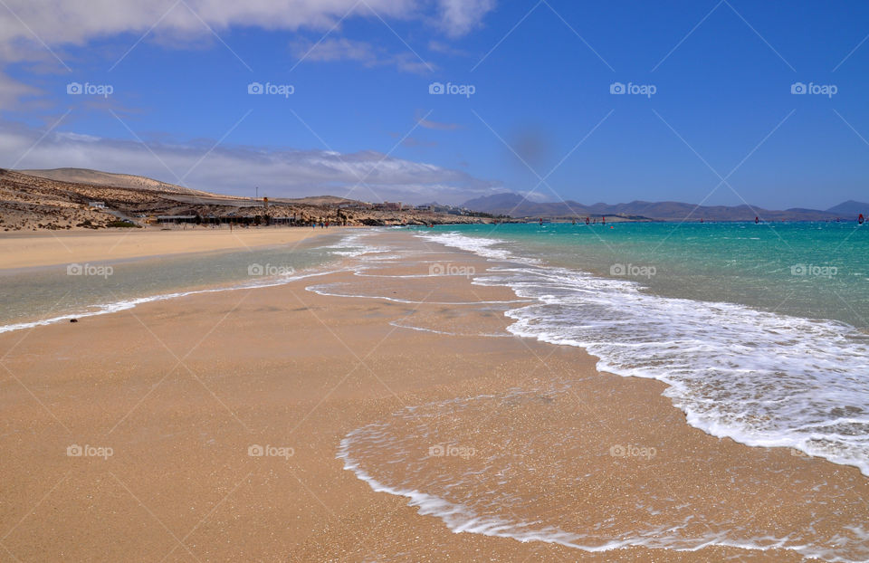 Scenic view of beach