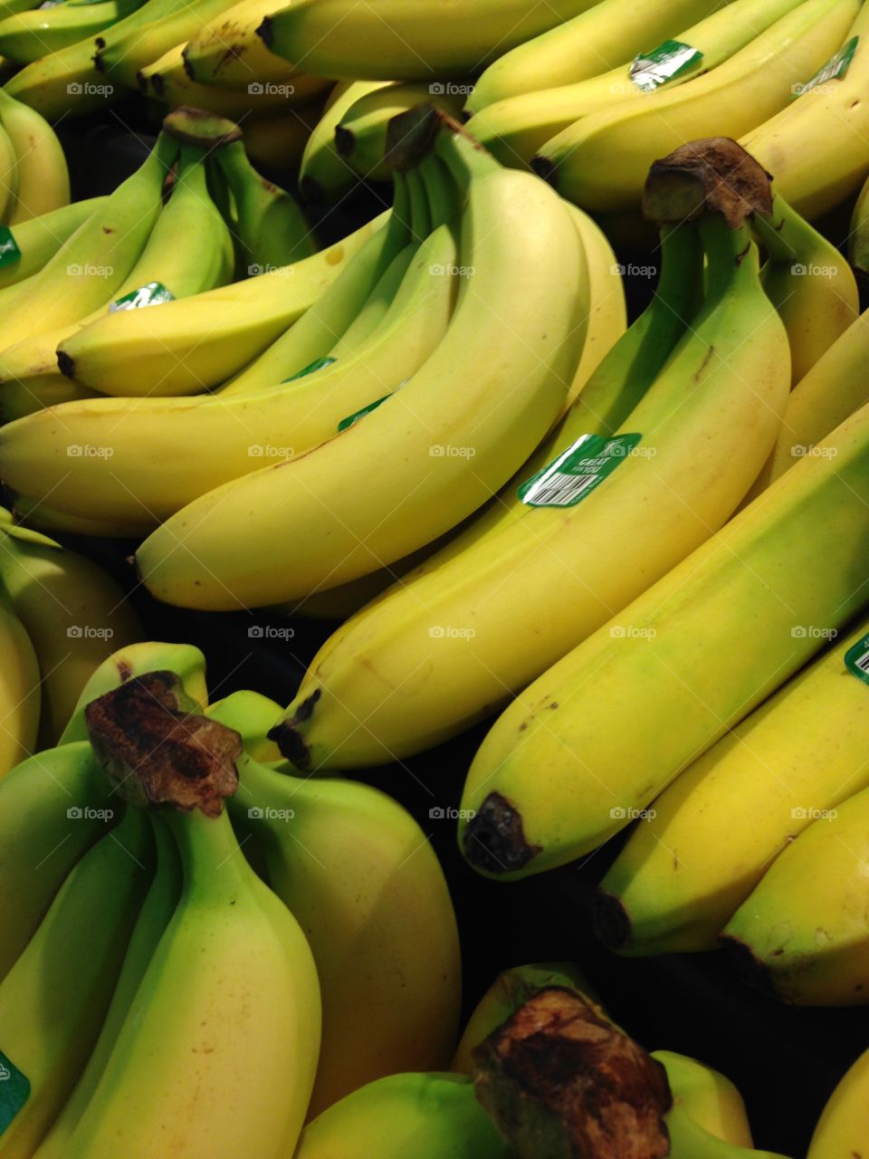 Yellow bananas. Bananas