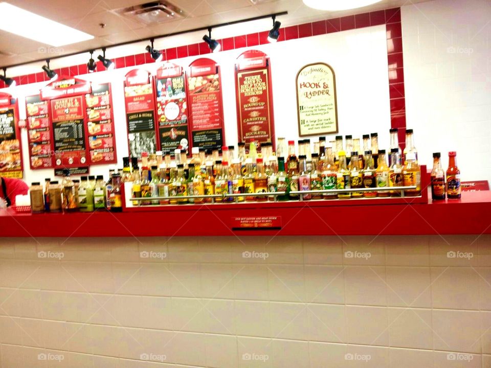 Hot sauce anyone? Choices!