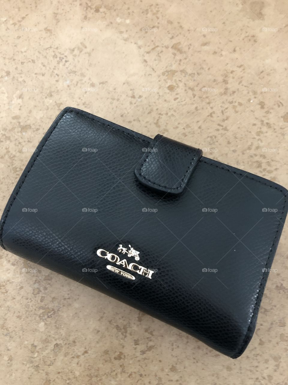 Black coach wallet