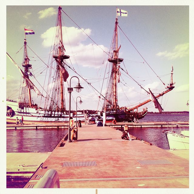A ship. 
