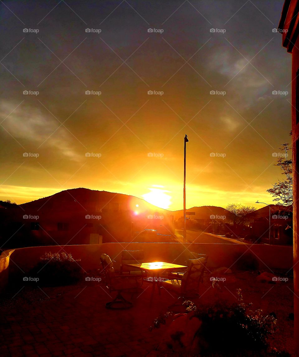 Sunrise In Arizona