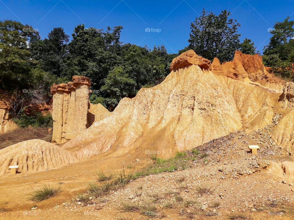 Grand Canyon of Thailand was known as Phae Mueang Phi ,Phrae in Thailand