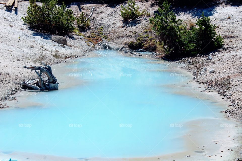 Hot volcanic pool