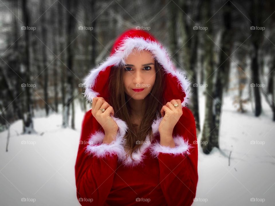 Winter, Snow, Christmas, Cold, Woman