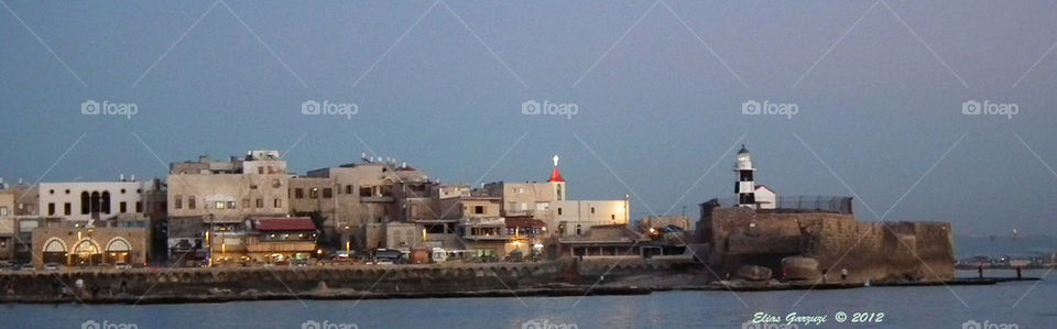 Acre view from the meditranean sea