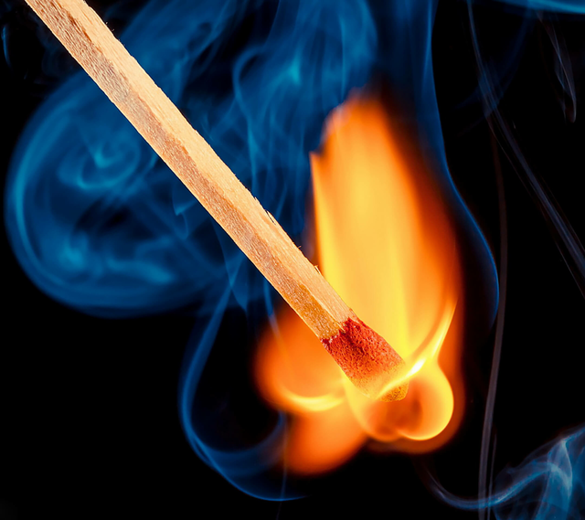 #fire #stick #blue #effect