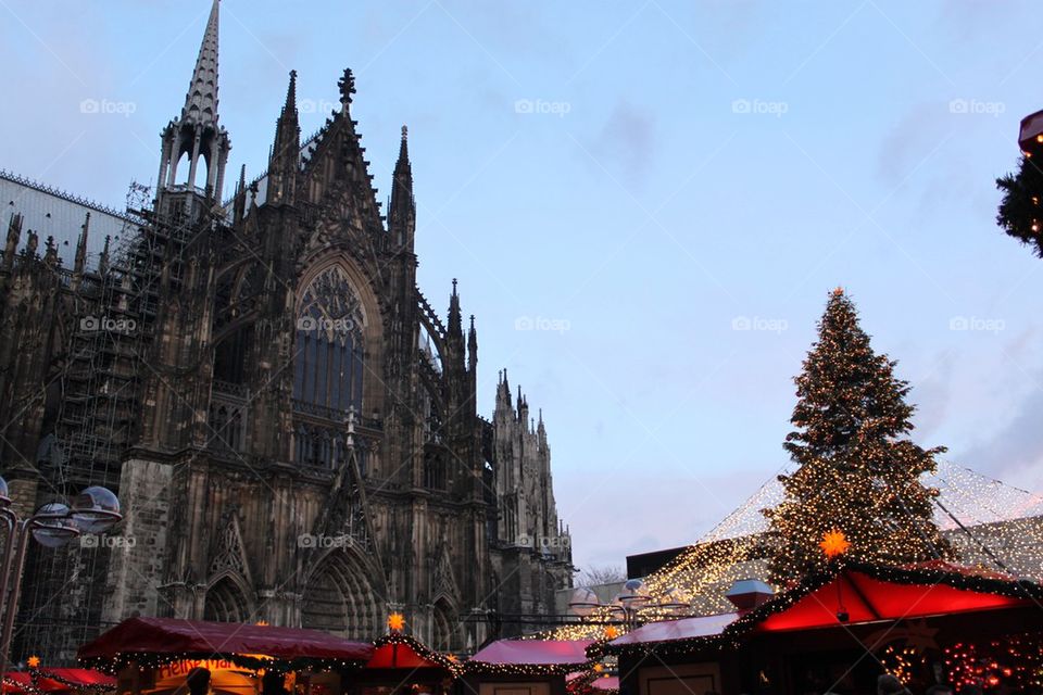 Cologne cathedral Christmas 
