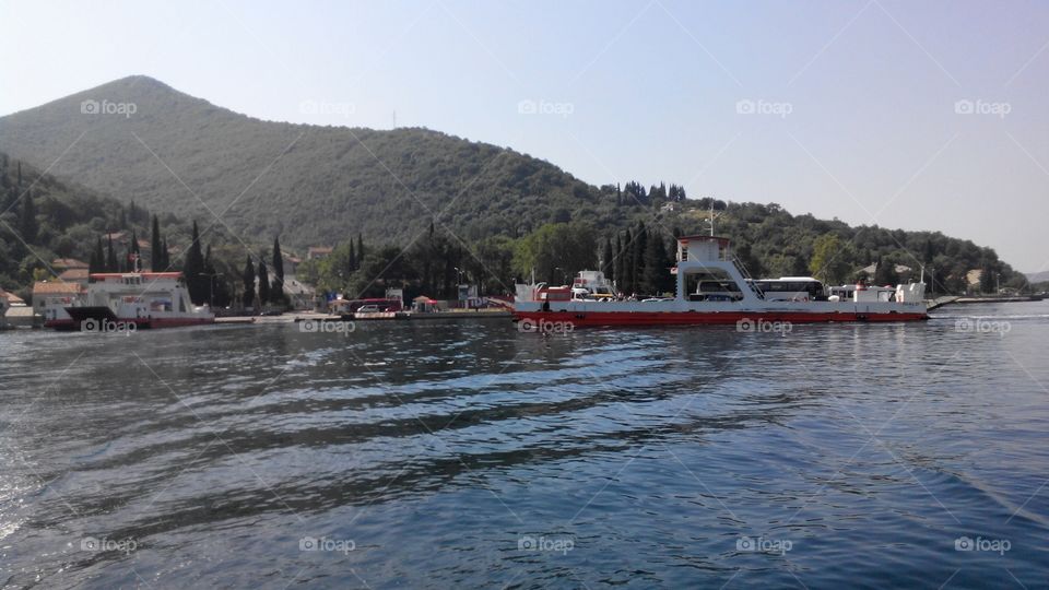 ferryboat in Kotor